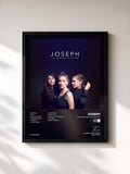 #noir Tableau de l'album I'm Alone, No You're Not de Joseph, cadre noir, imprimé et encadré en France