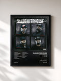 #noir Tableau de l'album Slaughterhouse de Slaughterhouse, cadre noir, imprimé et encadré en France