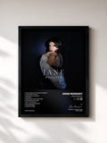 #noir Tableau de l'album Jane Monheit de Jane Monheit, cadre noir, imprimé et encadré en France