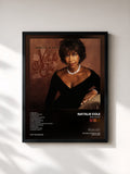 #noir Tableau de l'album Holly & Ivy de Natalie Cole, cadre noir, imprimé et encadré en France