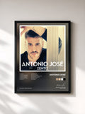 #noir Tableau de l'album Senti2 de Antonio José, cadre noir, imprimé et encadré en France