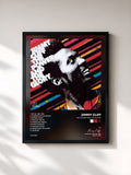 #noir Tableau de l'album The Power And The Glory de Jimmy Cliff, cadre noir, imprimé et encadré en France
