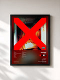#noir Tableau de l'album SONY de Ufo361, cadre noir, imprimé et encadré en France
