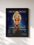 #noir Tableau de l'album The ArchAndroid de Janelle Monáe, cadre noir, imprimé et encadré en France