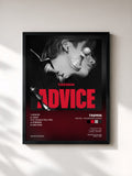 #noir Tableau de l'album Advice - The 3rd Mini Album de TAEMIN, cadre noir, imprimé et encadré en France