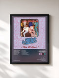 #noir Tableau de l'album Viva el Amor! de Los Mier, cadre noir, imprimé et encadré en France