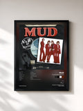 #noir Tableau de l'album A's, B's And Rarities de Mud, cadre noir, imprimé et encadré en France