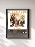 #noir Tableau de l'album E.B.S. de Ella baila sola, cadre noir, imprimé et encadré en France