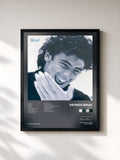 #noir Tableau de l'album Bruel de Patrick Bruel, cadre noir, imprimé et encadré en France