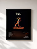 #noir Tableau de l'album The Clearing de Wolf Alice, cadre noir, imprimé et encadré en France