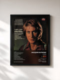#noir Tableau de l'album L'Arsène (Remastered) de Jacques Dutronc, cadre noir, imprimé et encadré en France
