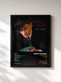 #noir Tableau de l'album House of Cards de Bobby Caldwell, cadre noir, imprimé et encadré en France