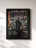 #noir Tableau de l'album Pray 4 Love de Rod Wave, cadre noir, imprimé et encadré en France