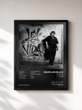 #noir Tableau de l'album LEY DE VIDA de Grupo Los de la O, cadre noir, imprimé et encadré en France