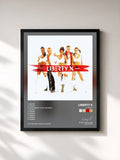 #noir Tableau de l'album Jumpin’ de Liberty X, cadre noir, imprimé et encadré en France