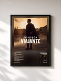 #noir Tableau de l'album VIAJANTE de Fonseca, cadre noir, imprimé et encadré en France