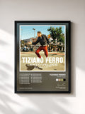 #noir Tableau de l'album Lento/Veloce (Remixes) de Tiziano Ferro, cadre noir, imprimé et encadré en France