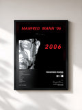 #noir Tableau de l'album 2006 de Manfred Mann, cadre noir, imprimé et encadré en France