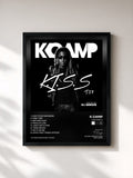 #noir Tableau de l'album Kiss: Part 2 de K Camp, cadre noir, imprimé et encadré en France