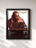 #noir Tableau de l'album Brown Sugar de D'Angelo, cadre noir, imprimé et encadré en France