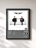#noir Tableau de l'album After Hours (Deluxe) de Timeflies, cadre noir, imprimé et encadré en France