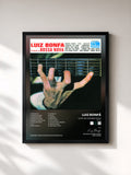 #noir Tableau de l'album Le Roi de la Bossa Nova (Cristal) de Luiz Bonfá, cadre noir, imprimé et encadré en France