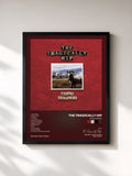 #noir Tableau de l'album Road Apples de The Tragically Hip, cadre noir, imprimé et encadré en France