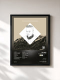 #noir Tableau de l'album Do What You Love de Ta-Ku, cadre noir, imprimé et encadré en France