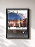 #noir Tableau de l'album Slauson Boy, Vol. 1 de Nipsey Hussle, cadre noir, imprimé et encadré en France