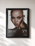 #noir Tableau de l'album EUSEXUA de FKA twigs, cadre noir, imprimé et encadré en France