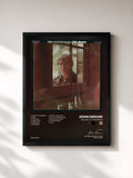 #noir Tableau de l'album Take Me To Tomorrow de John Denver, cadre noir, imprimé et encadré en France