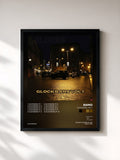 #noir Tableau de l'album Glockbars, Vol. 1 de Ramo, cadre noir, imprimé et encadré en France