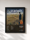 #noir Tableau de l'album Toda una Decada de El Barrio, cadre noir, imprimé et encadré en France