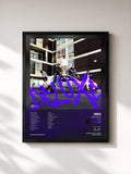#noir Tableau de l'album AREA BOYZ (DELUXE) de NSG, cadre noir, imprimé et encadré en France