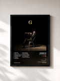 #noir Tableau de l'album New Standards de Kenny G, cadre noir, imprimé et encadré en France