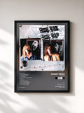 #noir Tableau de l'album Busted de Cheap Trick, cadre noir, imprimé et encadré en France