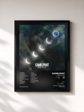 #noir Tableau de l'album Dark Matter de CamelPhat, cadre noir, imprimé et encadré en France