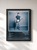 #noir Tableau de l'album Heavier Things de John Mayer, cadre noir, imprimé et encadré en France