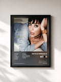 #noir Tableau de l'album Come To Life de Natalie Imbruglia, cadre noir, imprimé et encadré en France