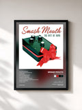 #noir Tableau de l'album The Gift Of Rock de Smash Mouth, cadre noir, imprimé et encadré en France