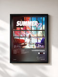 #noir Tableau de l'album Summer '22 de ILoveMakonnen, cadre noir, imprimé et encadré en France