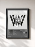 #noir Tableau de l'album Irgendwie anders (Deluxe) de Wincent Weiss, cadre noir, imprimé et encadré en France