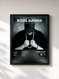 #noir Tableau de l'album Tot oder lebendig de Kool Savas, cadre noir, imprimé et encadré en France