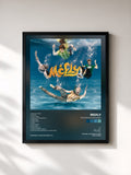 #noir Tableau de l'album Motion In The Ocean de McFly, cadre noir, imprimé et encadré en France