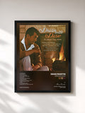 #noir Tableau de l'album Dream with Dean de Dean Martin, cadre noir, imprimé et encadré en France