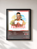 #noir Tableau de l'album Playlist 2018 de Parangolé, cadre noir, imprimé et encadré en France