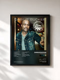 #noir Tableau de l'album True Believers de Darius Rucker, cadre noir, imprimé et encadré en France