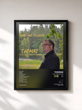 #noir Tableau de l'album Easy and Relaxed de Thomas, cadre noir, imprimé et encadré en France