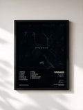 #noir Tableau de l'album Teto Baixo de Haikaiss, cadre noir, imprimé et encadré en France
