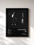 #noir Tableau de l'album Chloë and the Next 20th Century de Father John Misty, cadre noir, imprimé et encadré en France